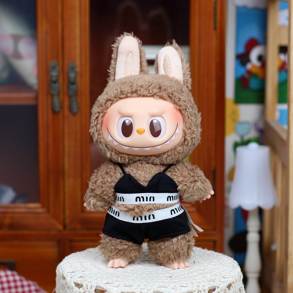 ラブブ 1-3世代対応 おしゃれ 夏 水着 トップス＋パンツ Labubu