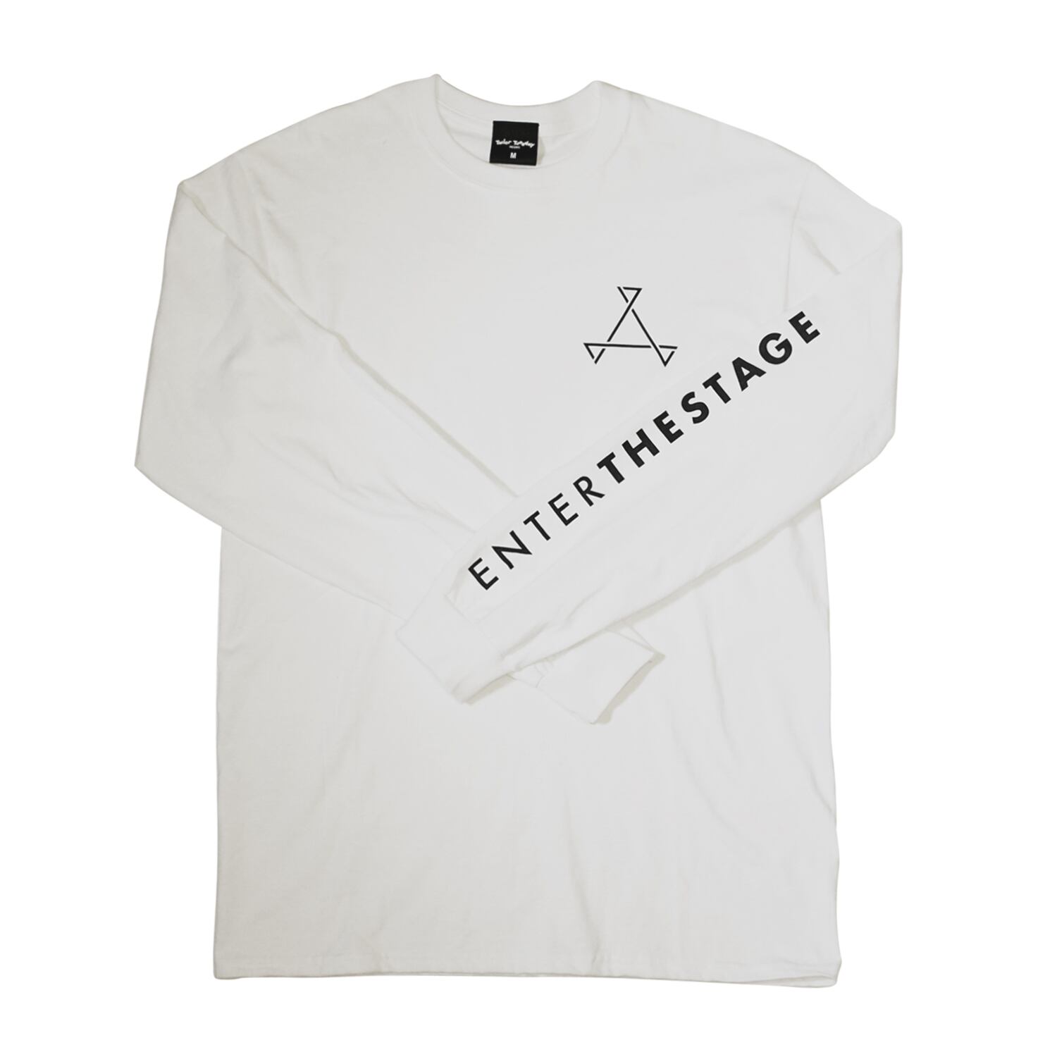 THISONE x ENTER THE STAGE L/S TEE (WHITE)