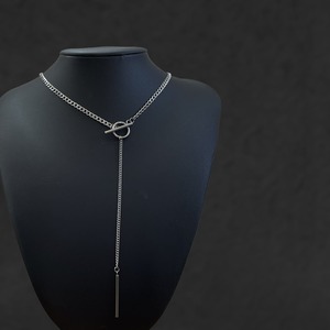 Slender Ring Chain Necklace