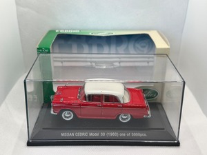 【エブロ】 1/43  日産 セドリック 1960(赤) 買取品