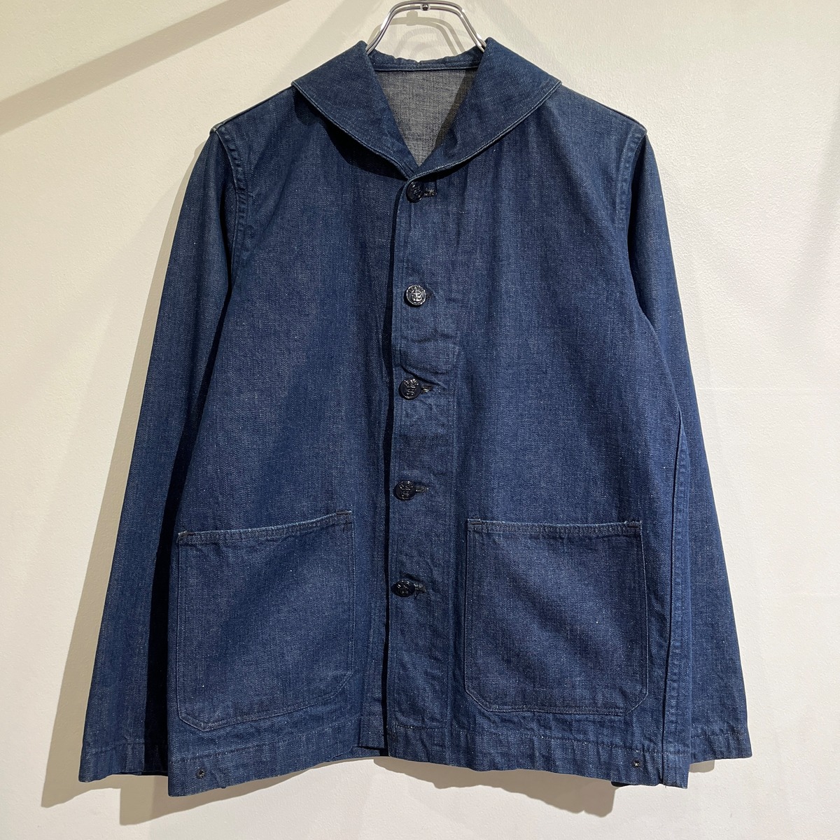 40s US NAVY USN Shawl Collar Coverall 40年代 ショールカラー 
