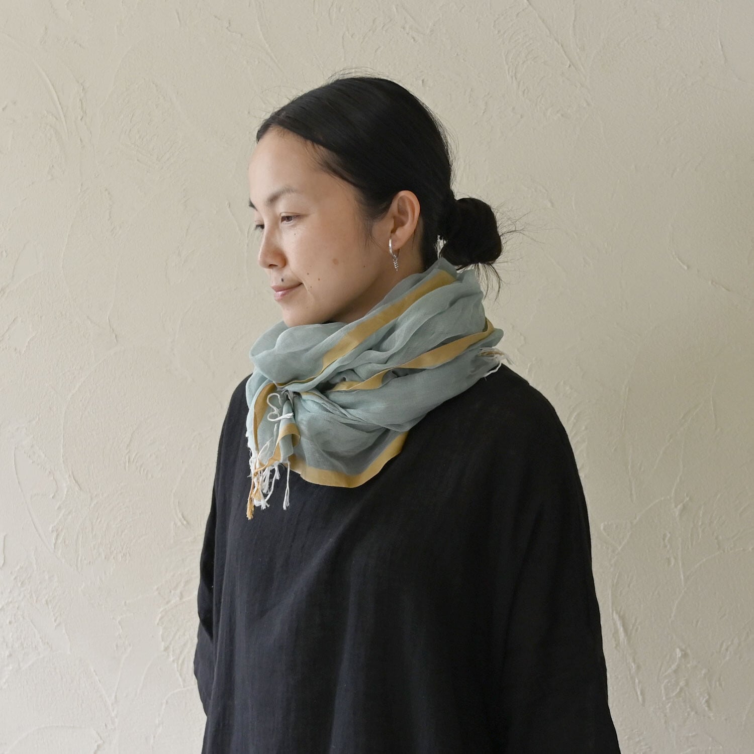 【sisam】フワリストール|手織オーガニックコットン