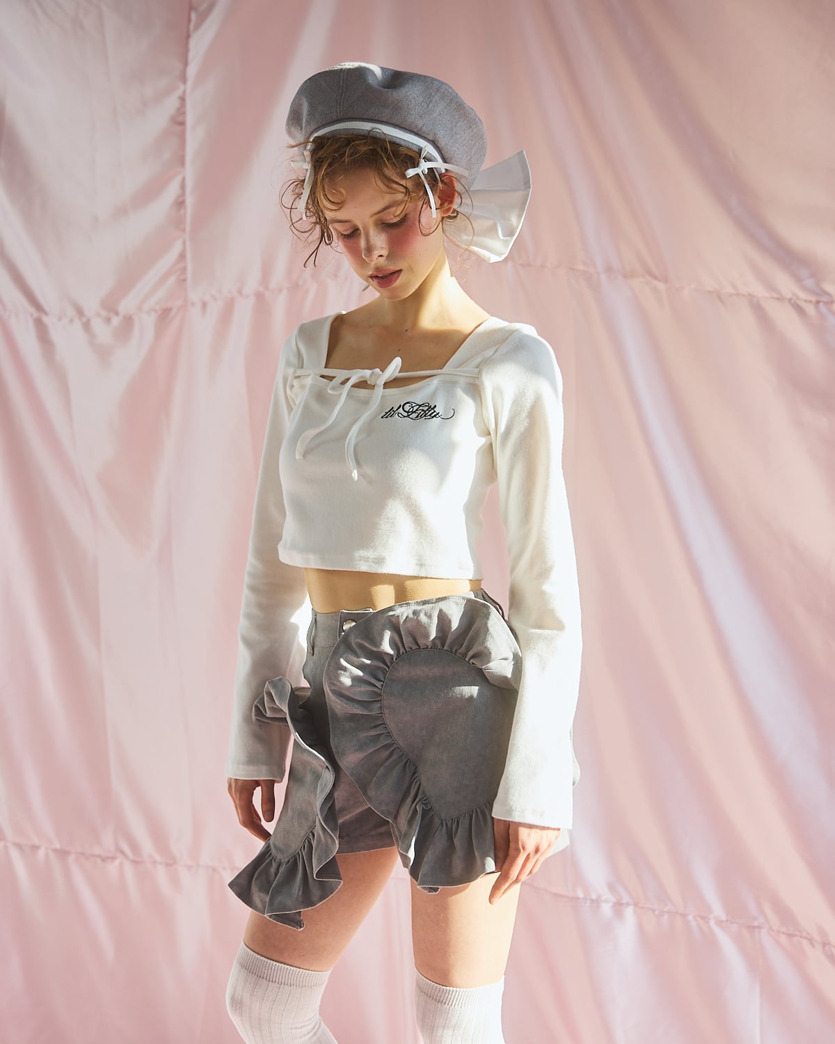 yuno リボントップス S/S パイピングリボントップス | lilLilly official webstore