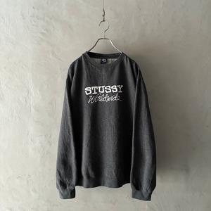 -STUSSY- ~00's logo sweatshirt