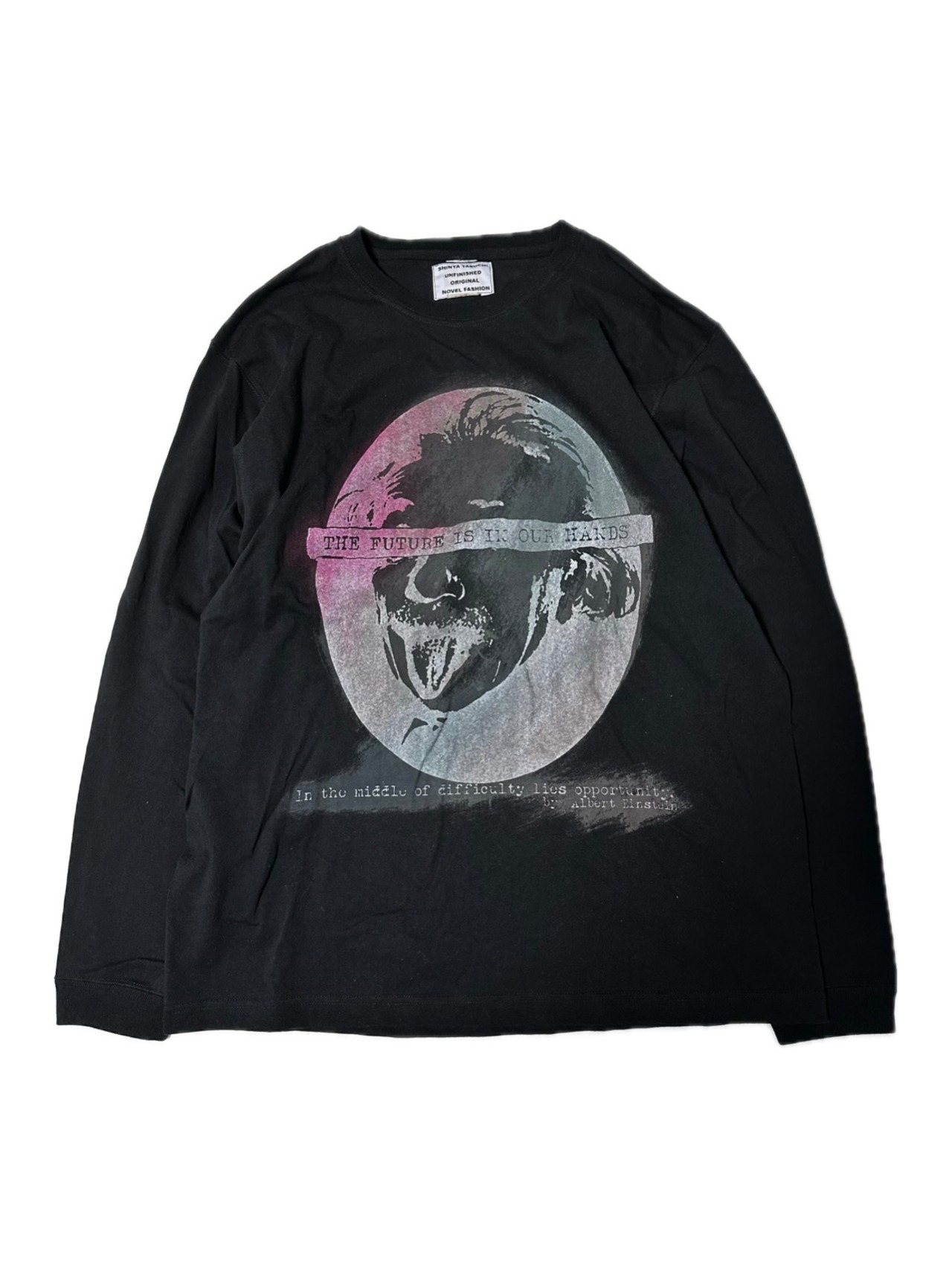 現品限りセール品　アインシュタインロングTシャツ