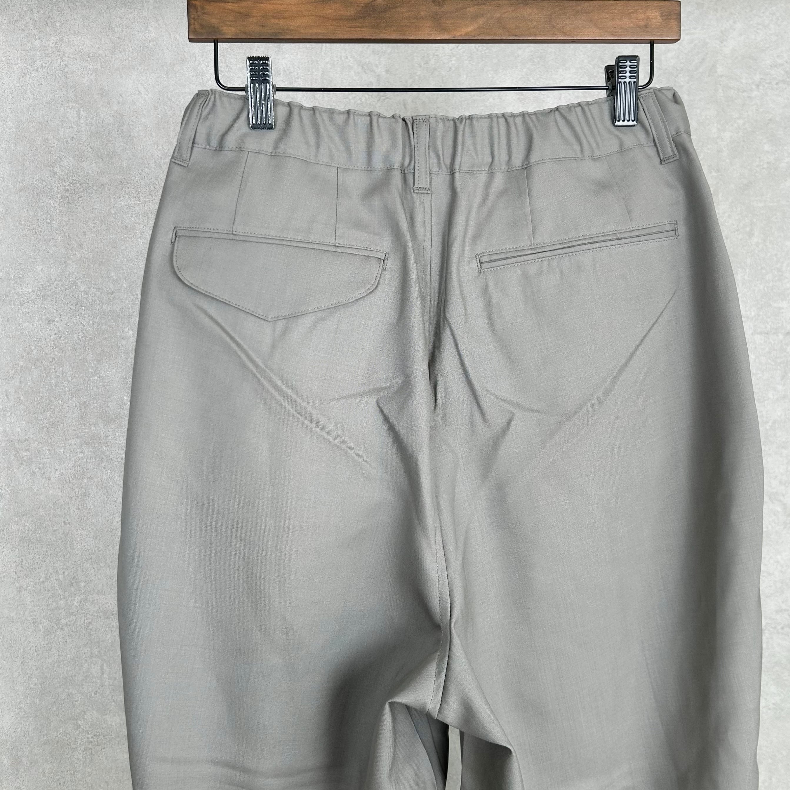 26SS》【STILL BY HAND】SUMMER WOOL WIDE PANTS スティルバイハンド