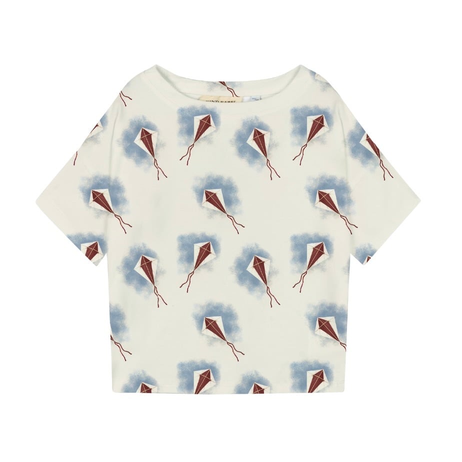 《Kind Rebel 2025SS》Oversized Box Tee - AOP / Kite