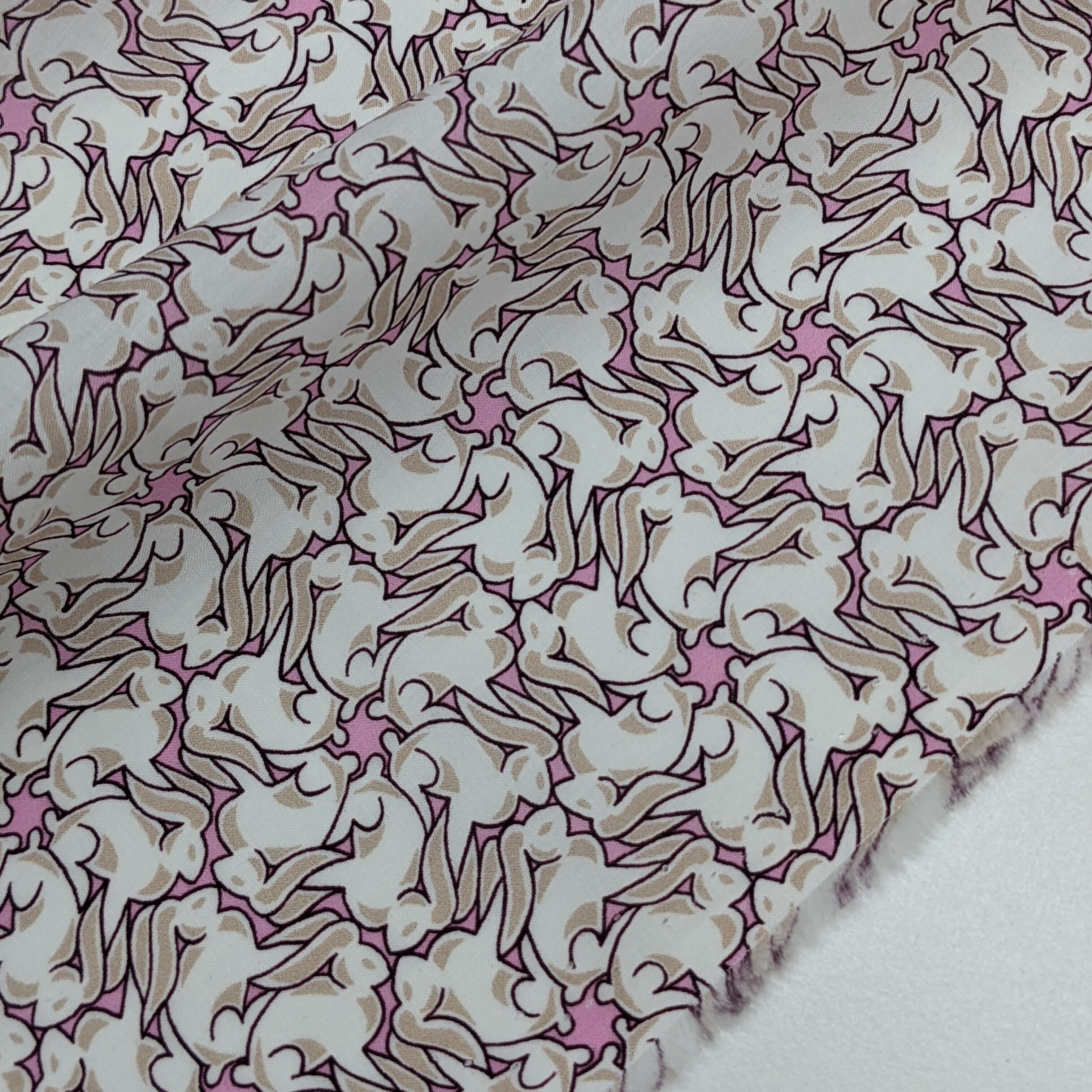 ◆輸入 リバティ LIBERTY タナローン Tumbling Tails Pink タンブリングテイルズ ピンク 約130×50cm