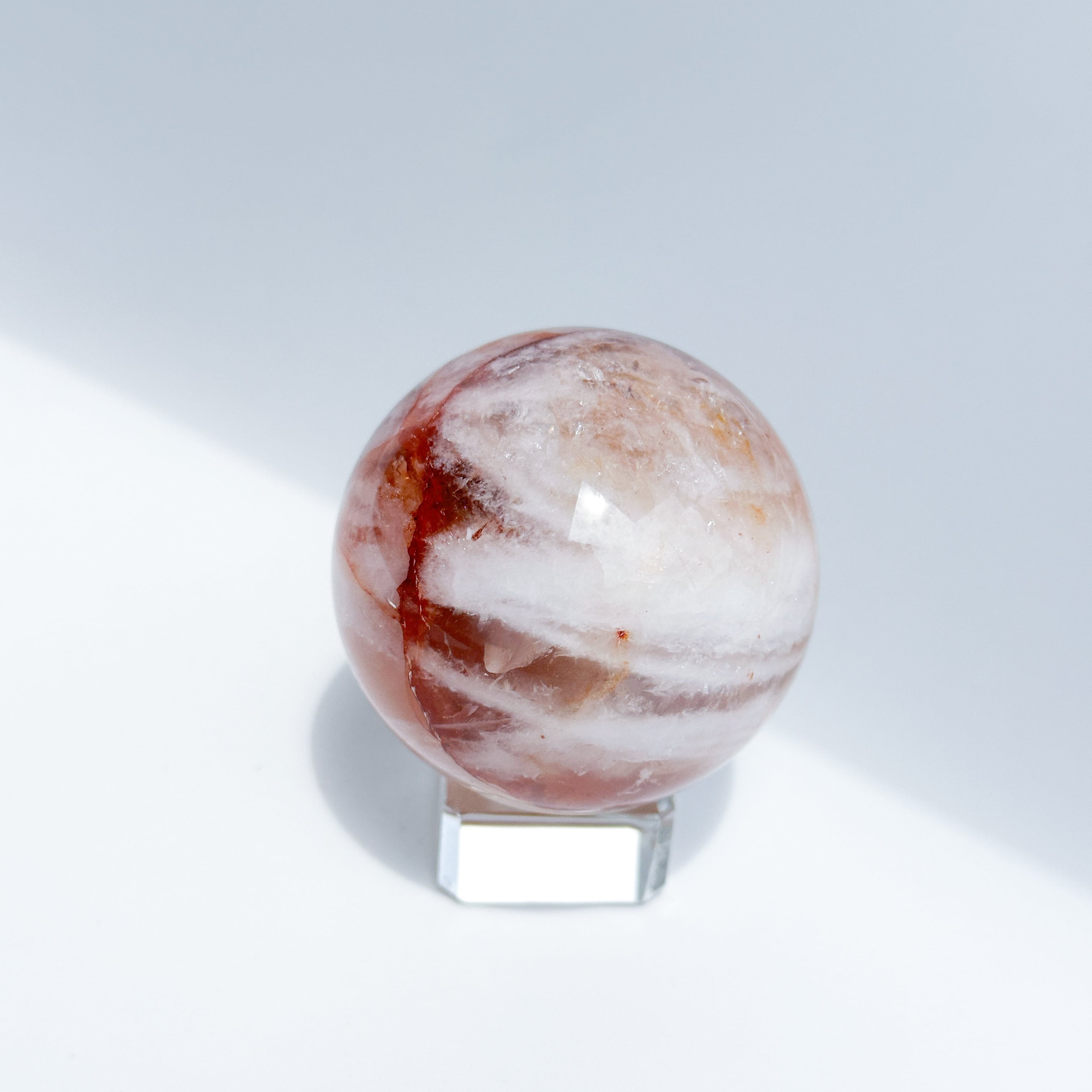 レッドヘマタイトクォーツ スフィア 42◇Red Hematite Quartz◇ 天然石