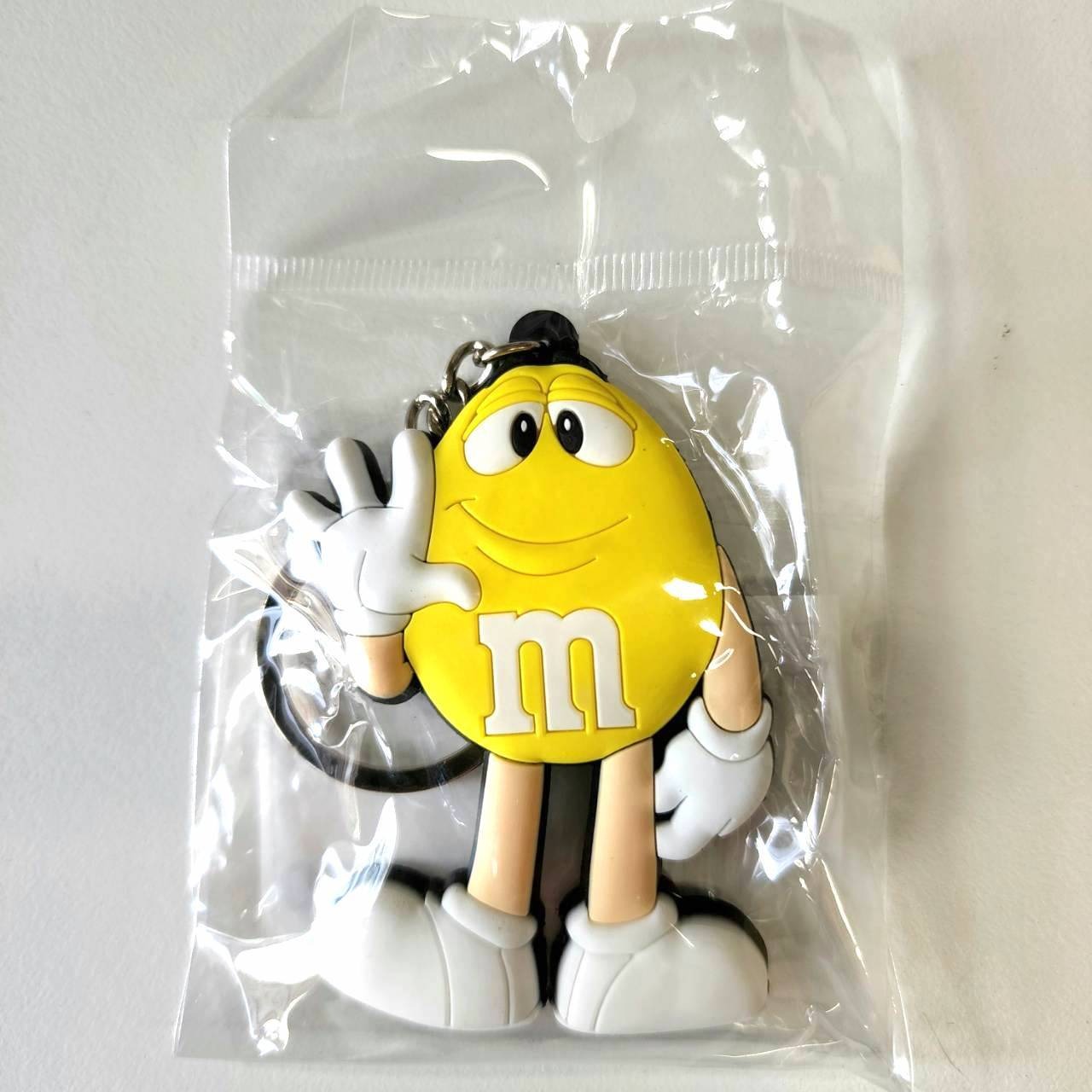 【M&M's】ラバーキーホルダー　イエロー