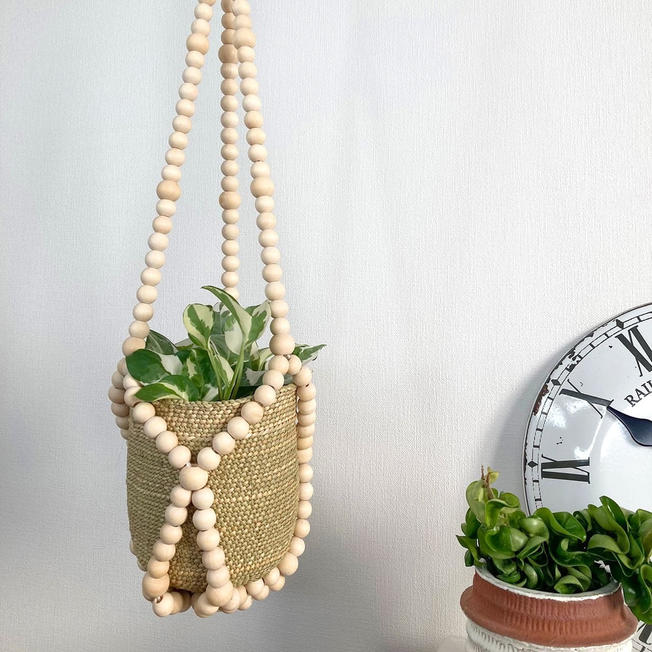 FARM ウッドビーズプラントハンガー