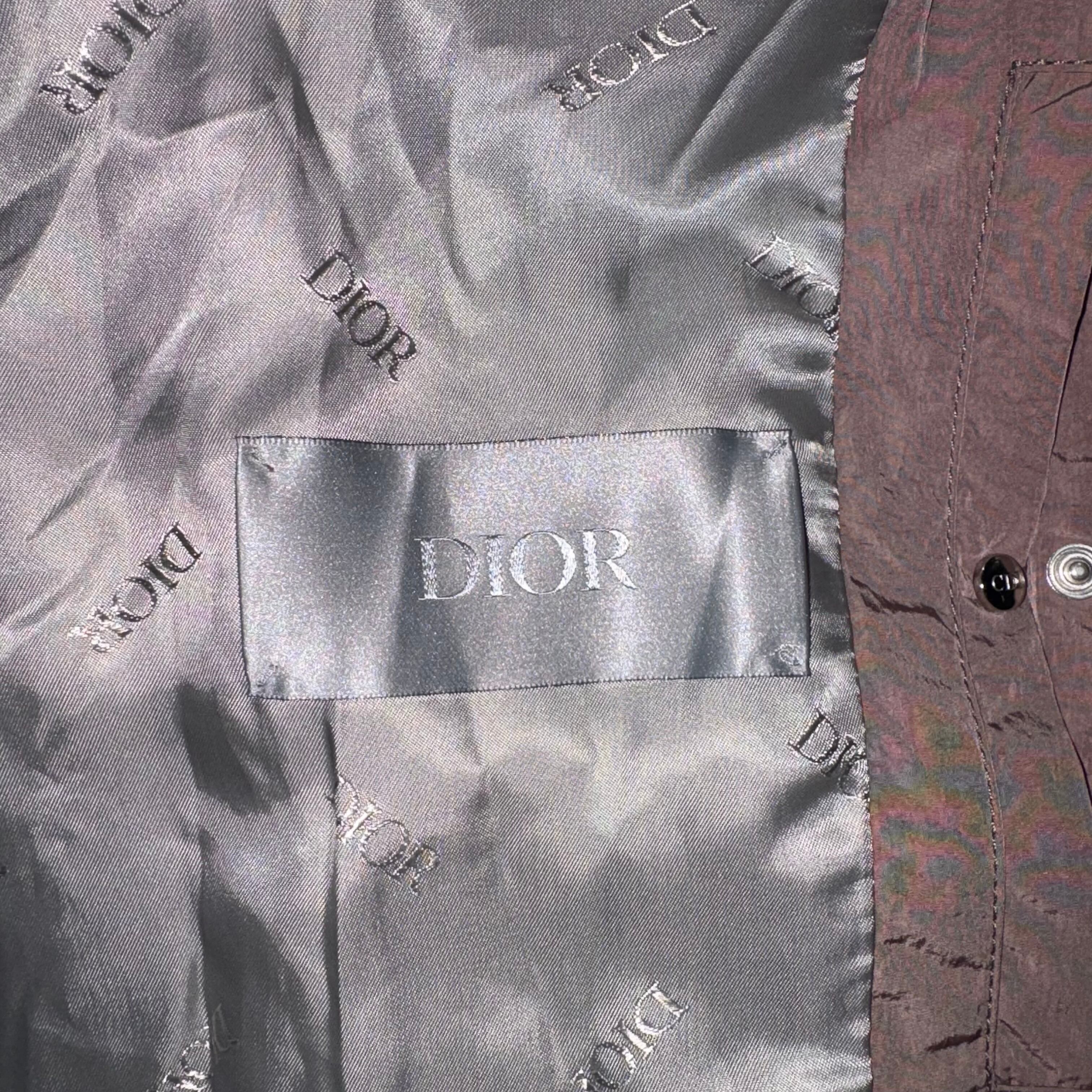 DIOR × Cactus Jack nylon Mods Coat “Mauve” | NOIR ONLINE