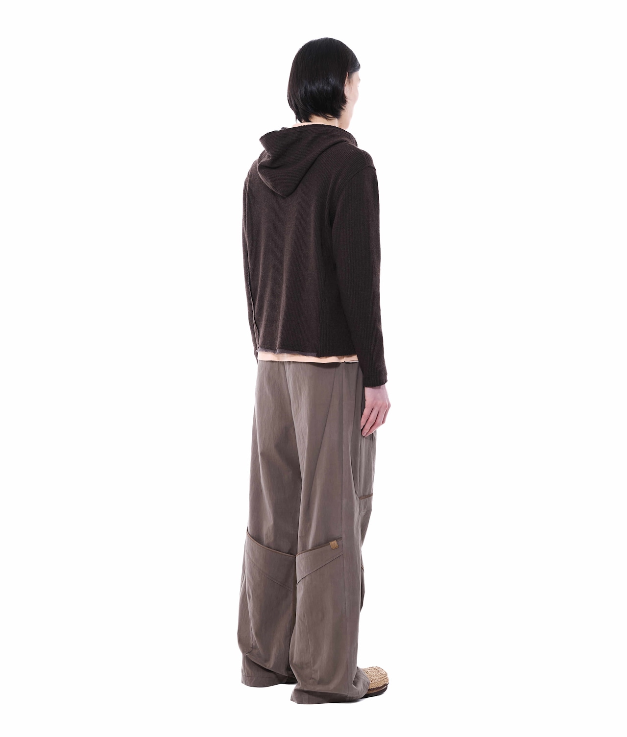 XLIM / EP9 01 zip up hoodie brown