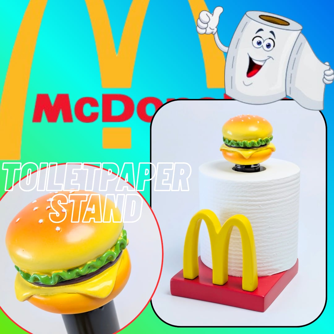【 McDonald's（ マクドナルド ) 】TOILETPAPER STAND /トイレットペーパースタンド 〚アメリカン雑貨 アメトイ〛