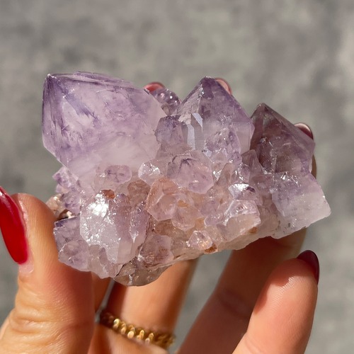 南アフリカ産 カクタスクォーツ｜やさしい色味ときらめき