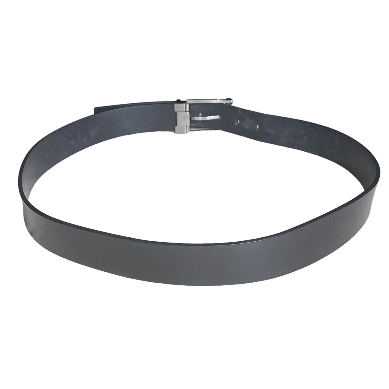 DUNHILL black leather belt