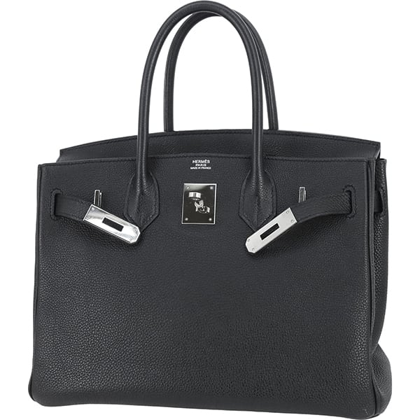 Used HERMES エルメス ハンドバッグ バーキン30 トゴ ノワール