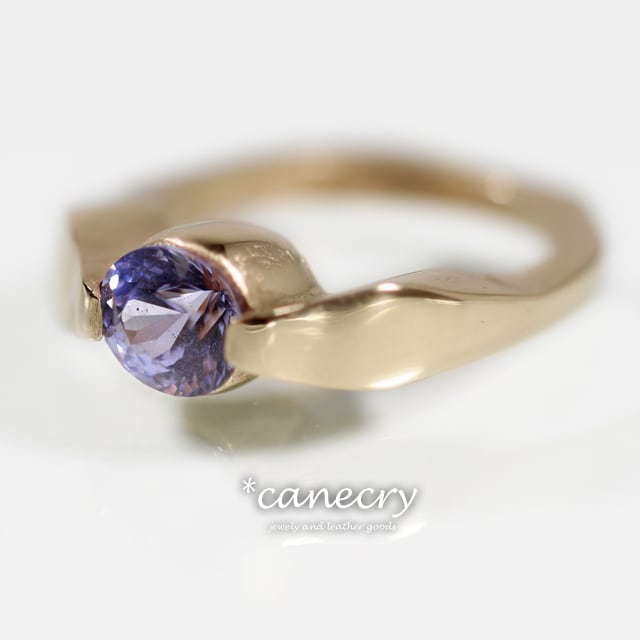 ラベンダースピネルのリング