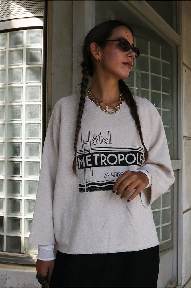 プリントプルオーバー (5W32022H)