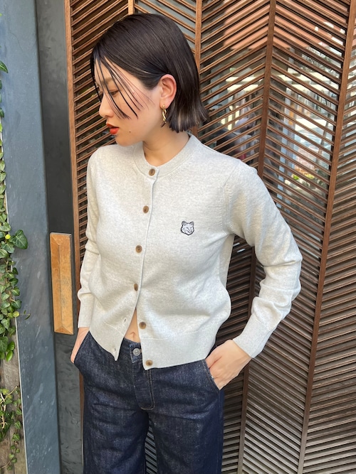 【23AW】MAISON KITSUNE メゾンキツネ / FOXHEAD PATCH REGULAR CARDIGAN