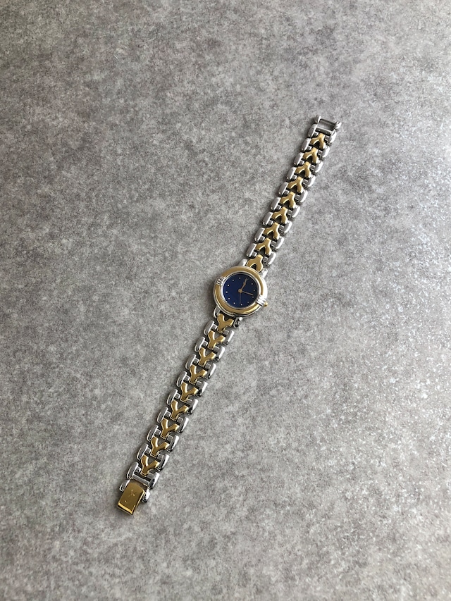 Yves Saint Laurent イヴ・サンローラン 腕時計 ゴールド×シルバー YSL 5430-F43089 vintage ヴィンテージ オールド vvmgf8