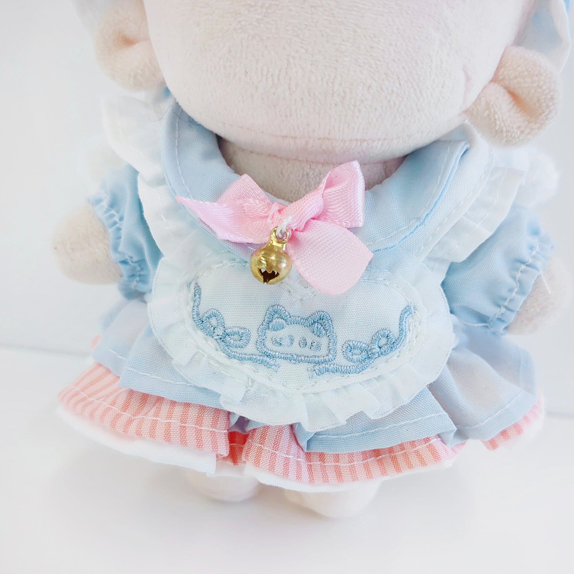 1335【10cm】パステルカラーのねこみみメイド | Little Closet │ ぬい