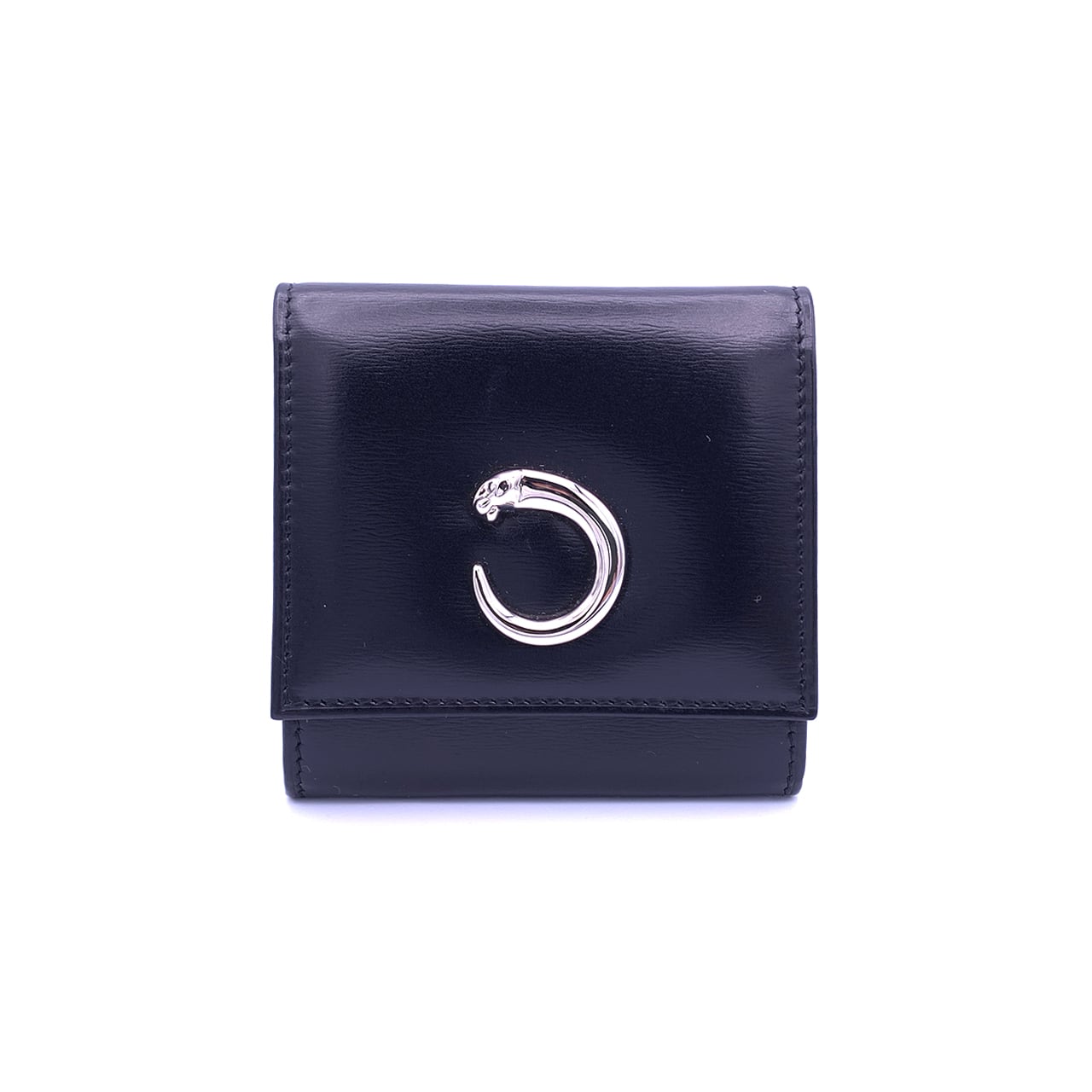 Cartier カルティエ パンテール レザー コインケース 財布 ブラック 箱