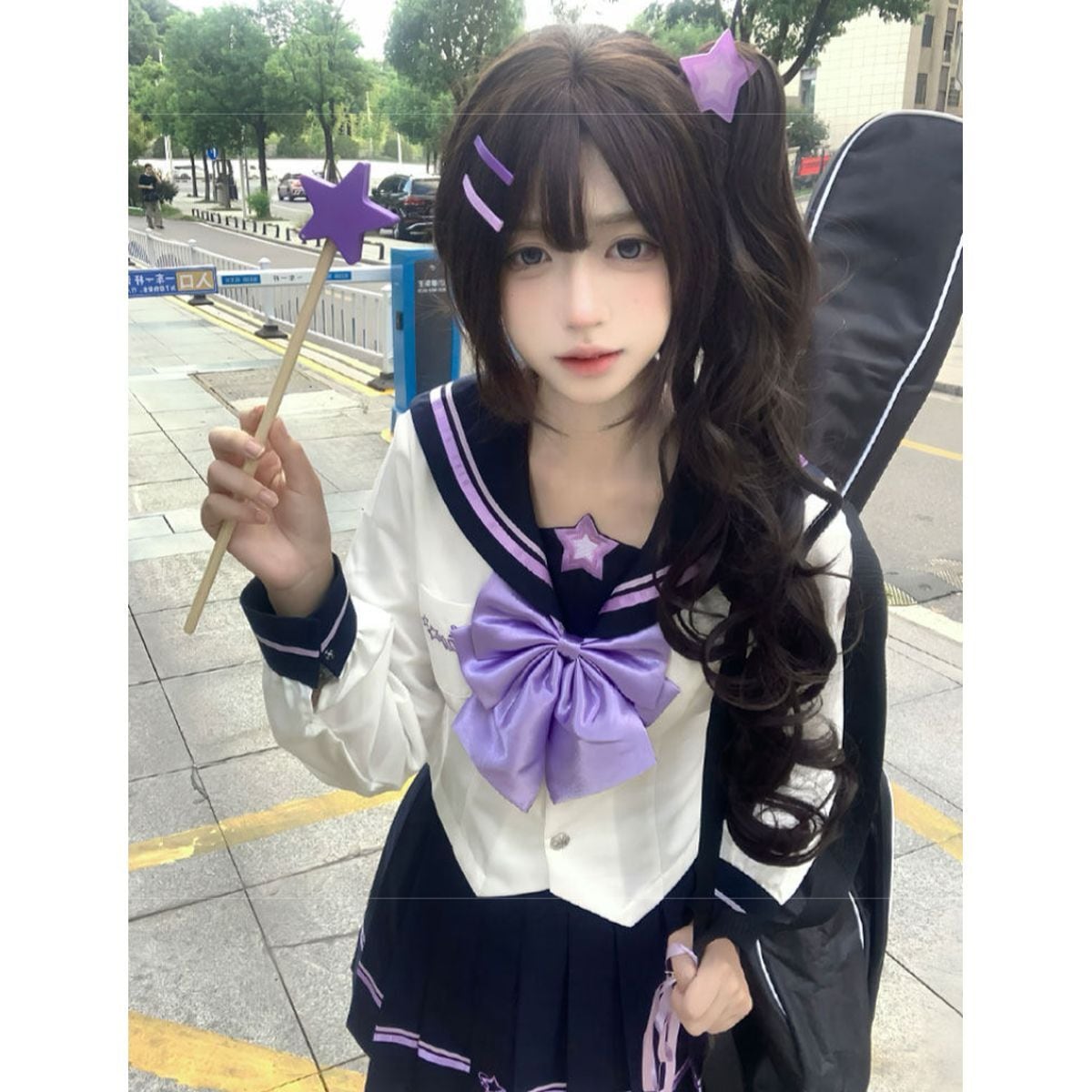 ラベンダー☆.☀︎°さま  専用   お品一式 魔法学園ラベンダースターセーラー服セット | Maiden's Rêve