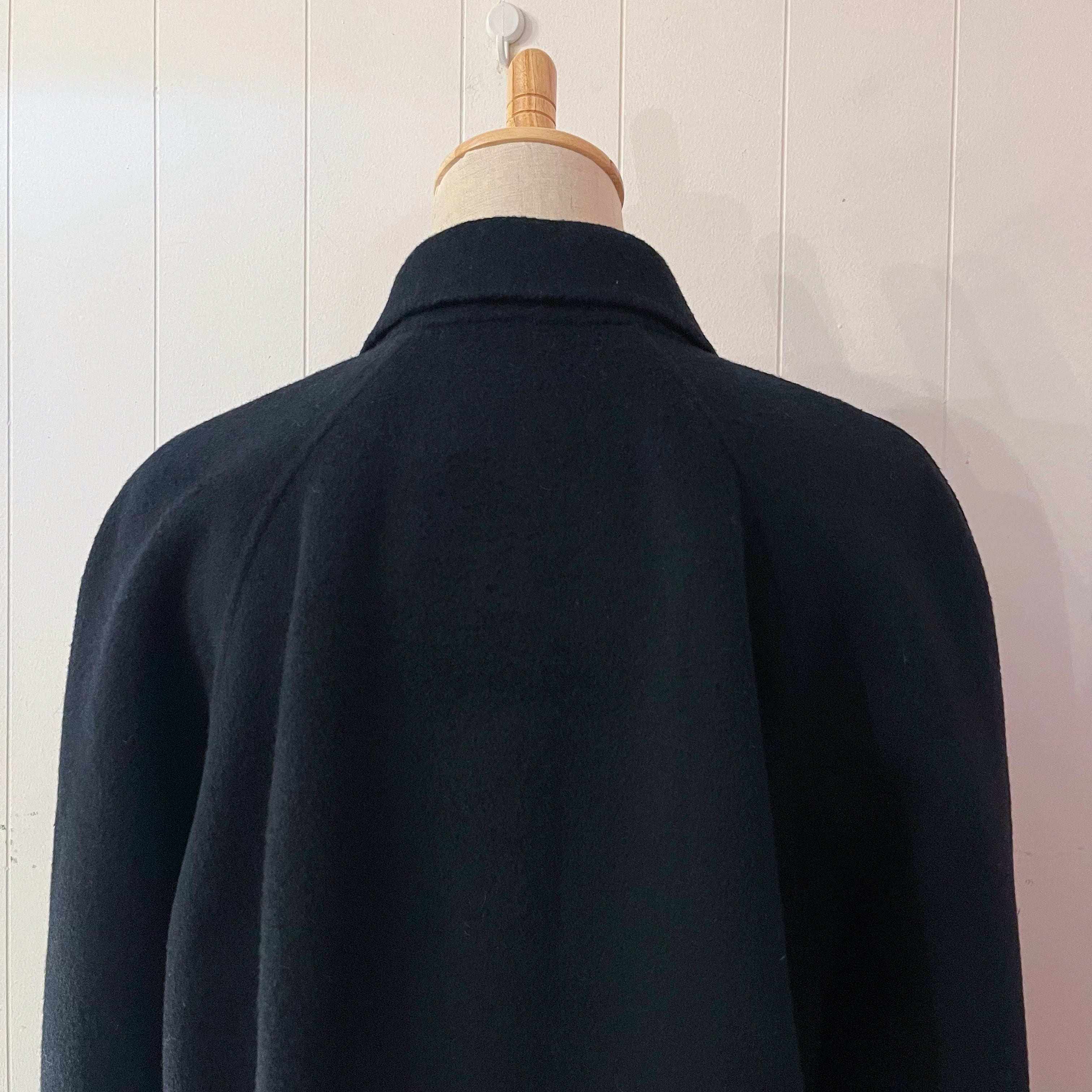 black lambs wool coat