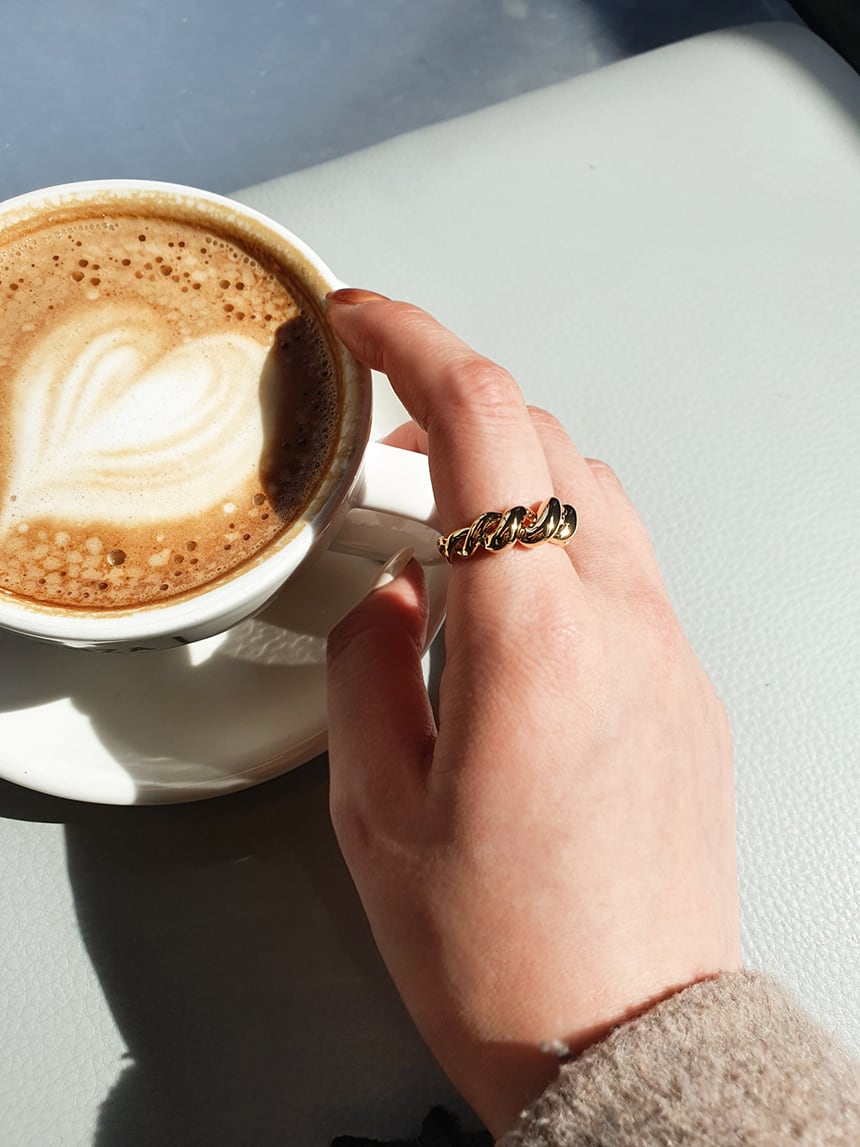 ☆BOYNEXTDOOR テサン 着用！！【MOOVNING】925 Silver Bold Twisted