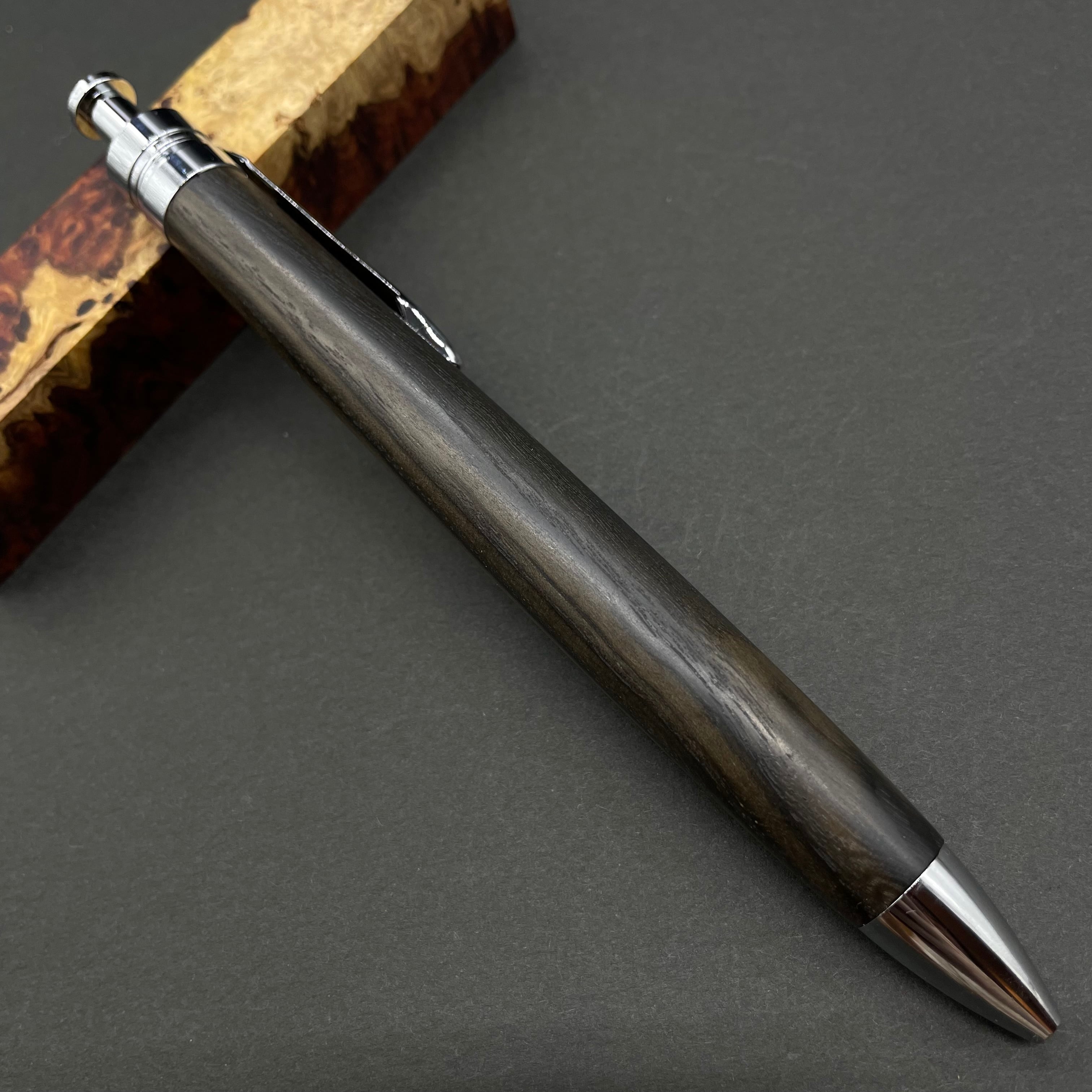 神代栗】木軸ペン 三神シャープ1100 / 三神ボール1000 | 富士瘤 Craft