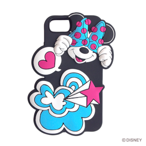 DISNEY/SILICONE iPhoneケース/YY-D003 BK