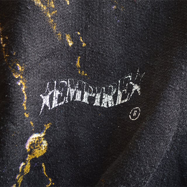 80s METALLICA メタリカ 切替ツートン スウェット パーカー 袖