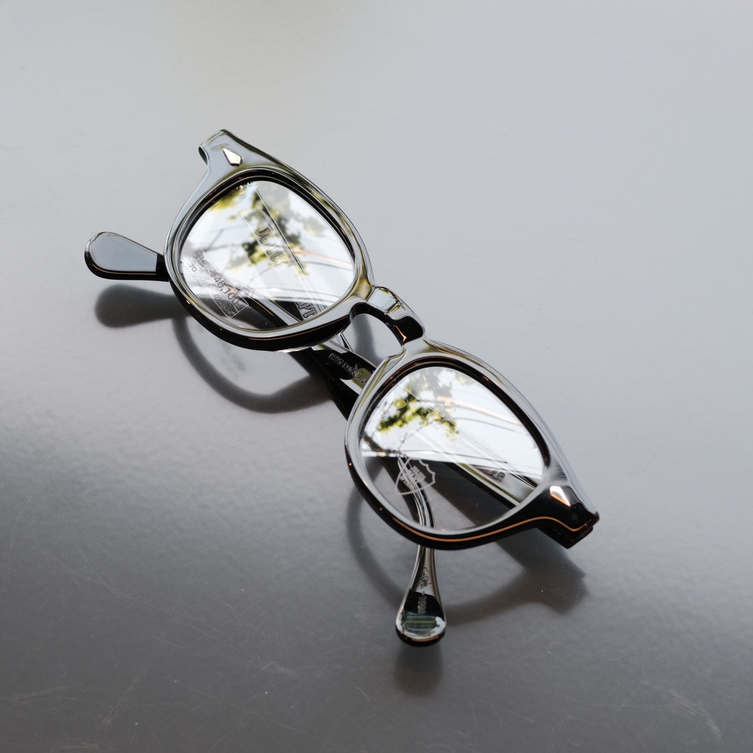 JULIUS TART OPTICAL】AR 46□24 - Black (LARGE) | SEESAW SPECTACLES