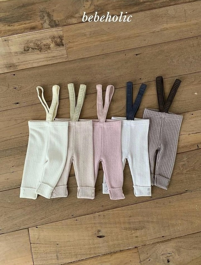 【先行〆8/14 23:59 5%OFF】2579 suspenders pants / BEBE HOLIC