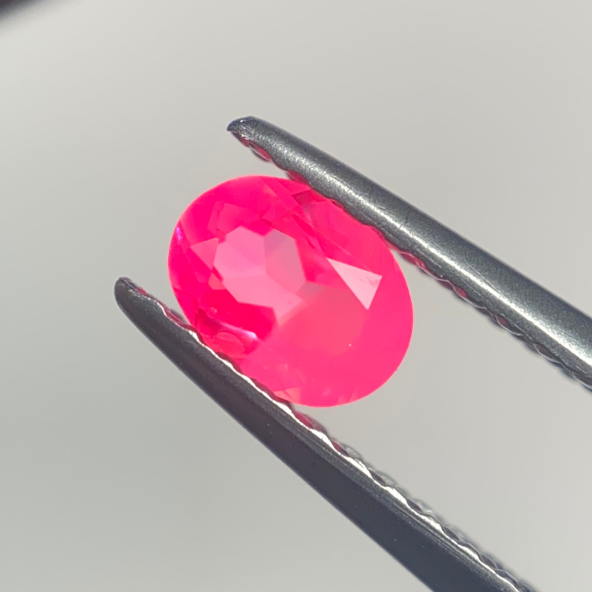 いちごミルクなバイカラーサファイア