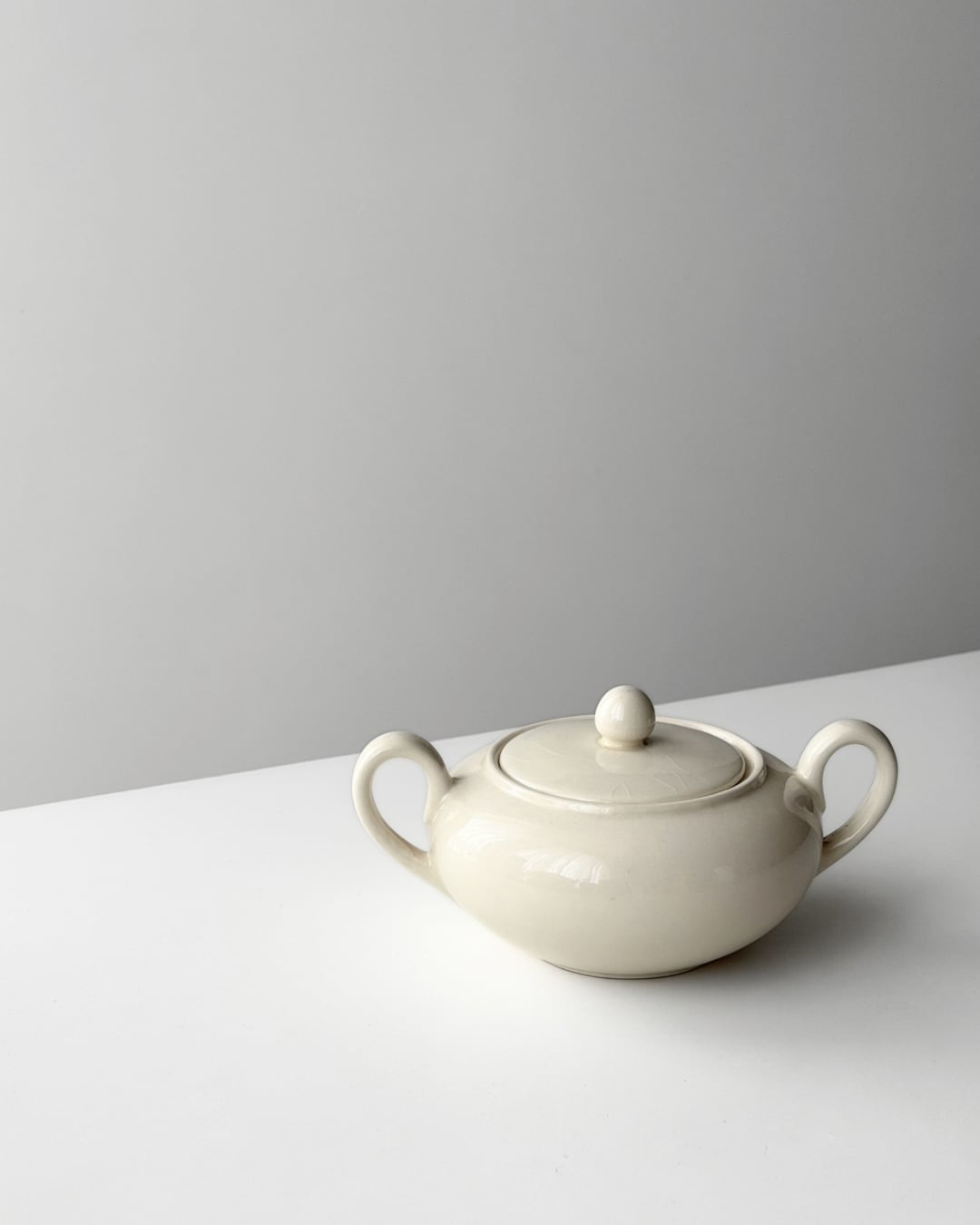 Villeroy&Boch ビレロイボッホ / アイボリーのシュガーポット