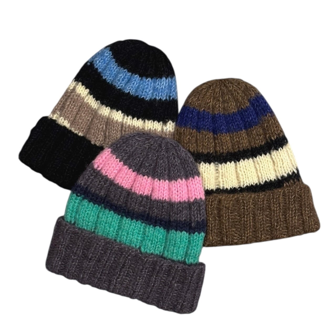 Sublimeroe HAND KNIT LINE WATCH CAP / (旧SUBLiME) サブライム
