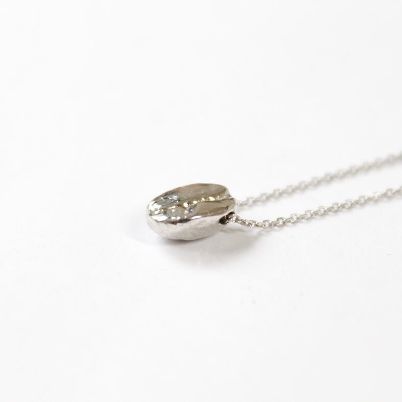 シルバー＆真鍮製 珈琲豆ネックレス コーヒー豆ネックレス Coffee bean necklace | nico