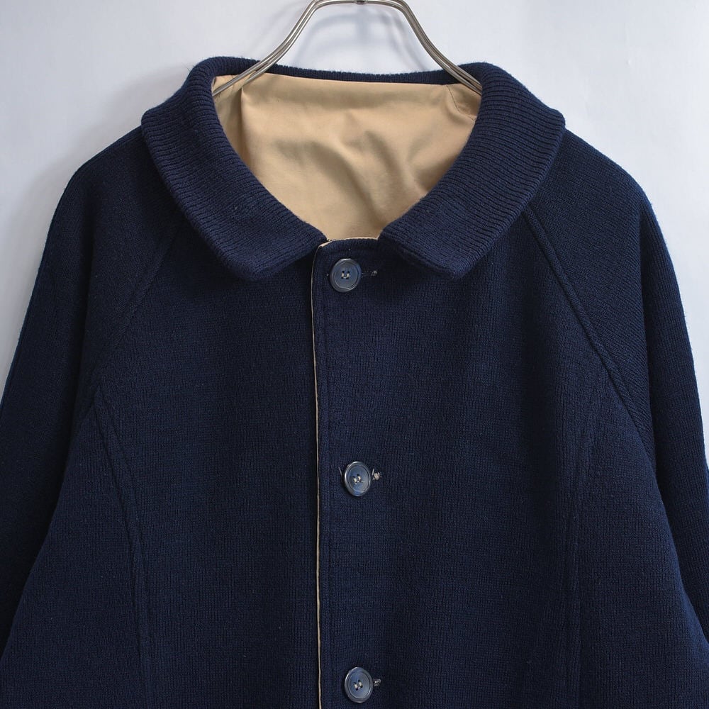 70s LACOSTE ラコステ リバーシブル ブルゾン ジャンパー ヴィンテージ アウター IZOD ネイビー ベージュ ビンテージ USA アメリカ古着 メンズLサイズ