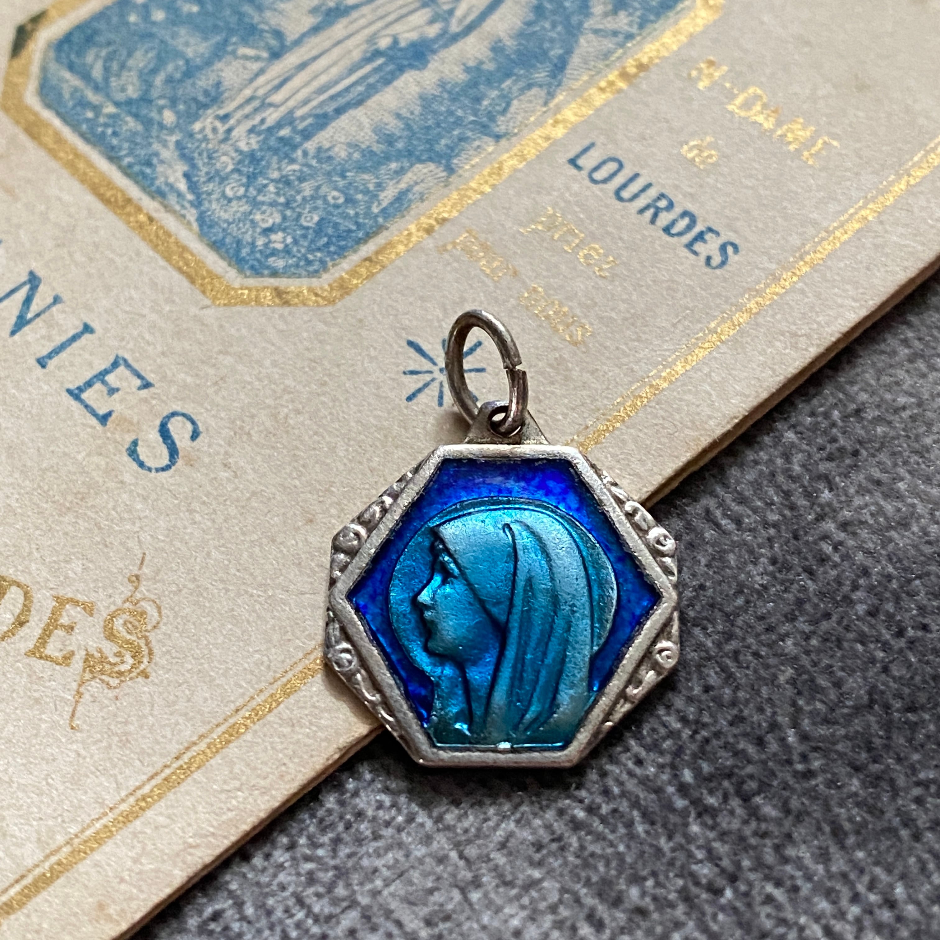 ルルドのマリア | Antique medaille Mary