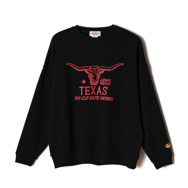 CUTRATE TX LOGO CREW NECK SW