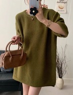 【新作5%OFF・3日間】Unique Over-fit Long Tops_5colors