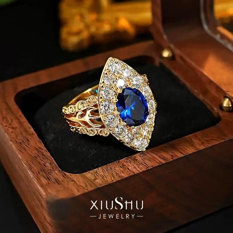 サファイア　リング　マーキス　silver925 指輪 サファイア リング マーキス silver925 指輪 【公式通販】