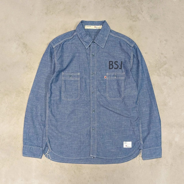 VINTAGE CHAMBRAY SHIRT "BSJ" OW