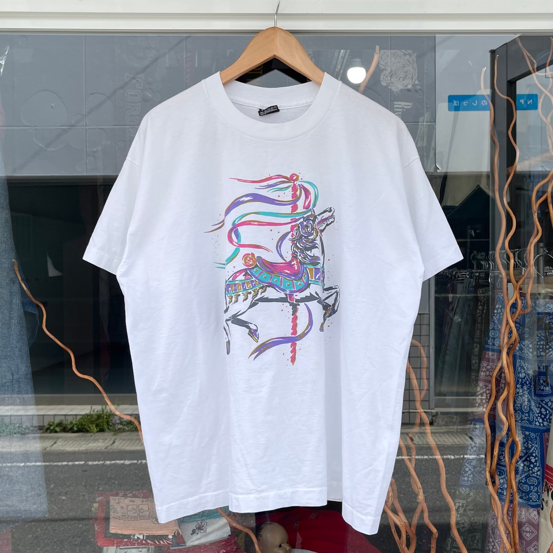【Sz:XL】90s 『merry-go-round』SCREEN STARS Tシャツ