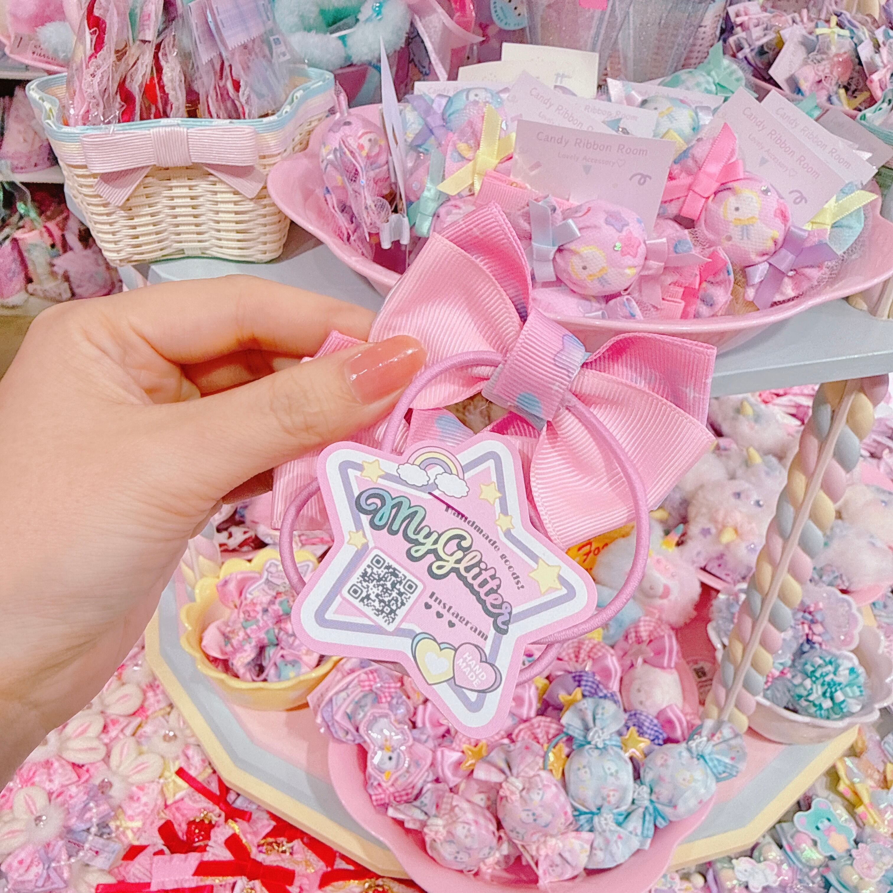 【K6】87-7シンプルツインヘアゴム