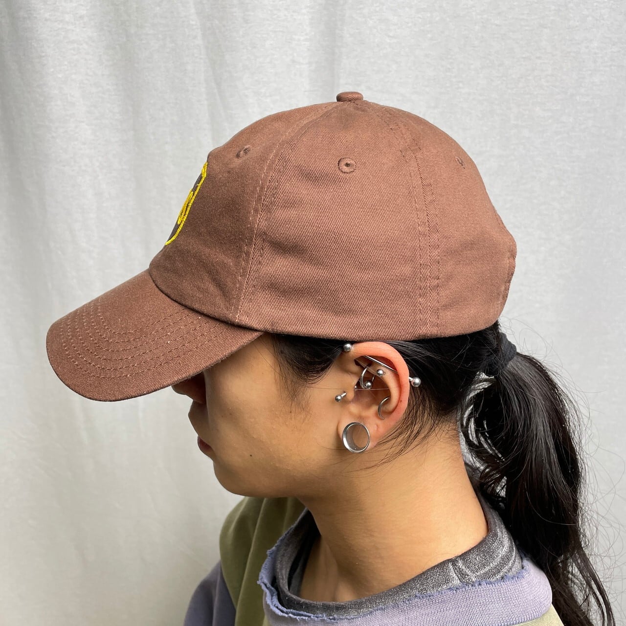 UPS ベースボールキャップ 企業ロゴ刺繍 メンズ レディース 古着