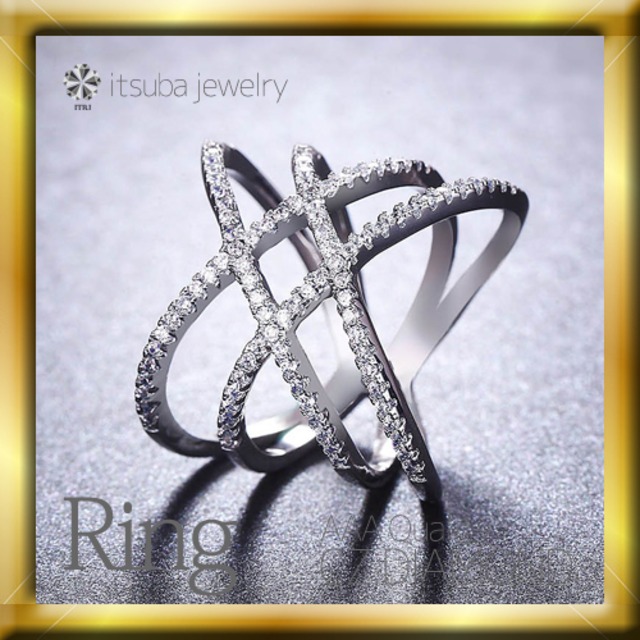 【itsubajewelry】R-055 リング 指輪 レディース プラチナ / プレゼント ギフト 
