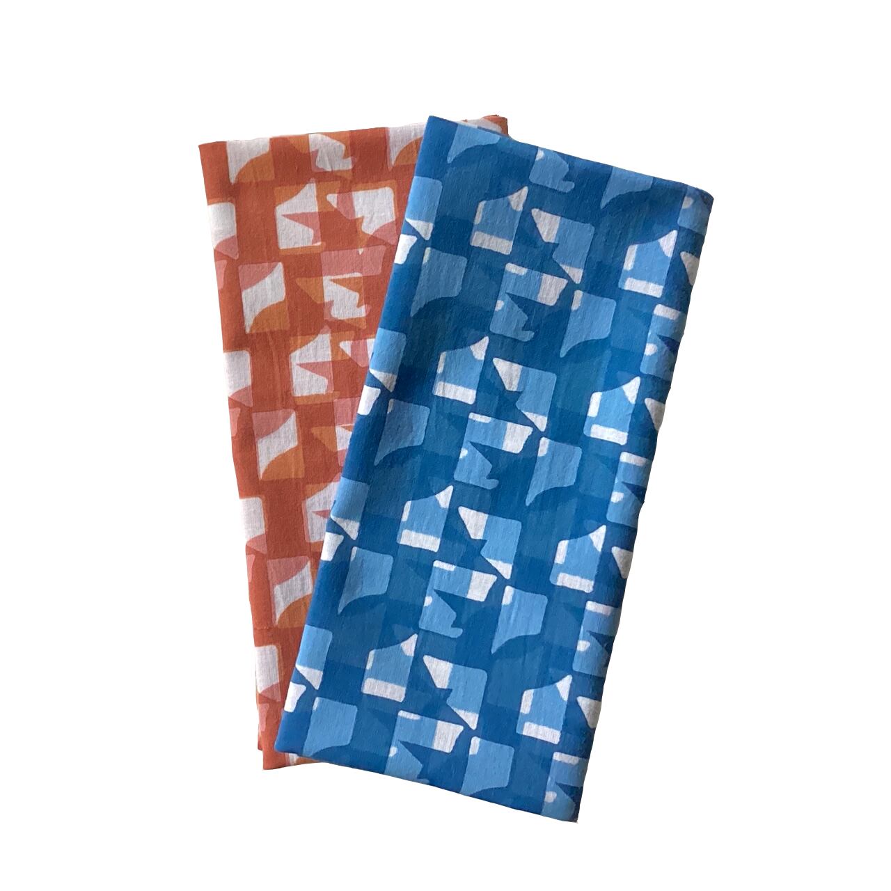 手ぬぐい カワリサンコウチョウ オレンジ | ayami nonaka